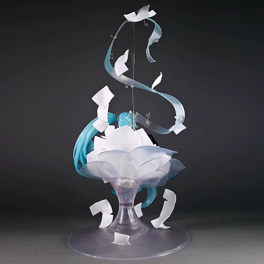 Двухмерная красивая девочка MIKU Miku Hatsune статуя сценическая оснастка настольная модель украшение в коробке