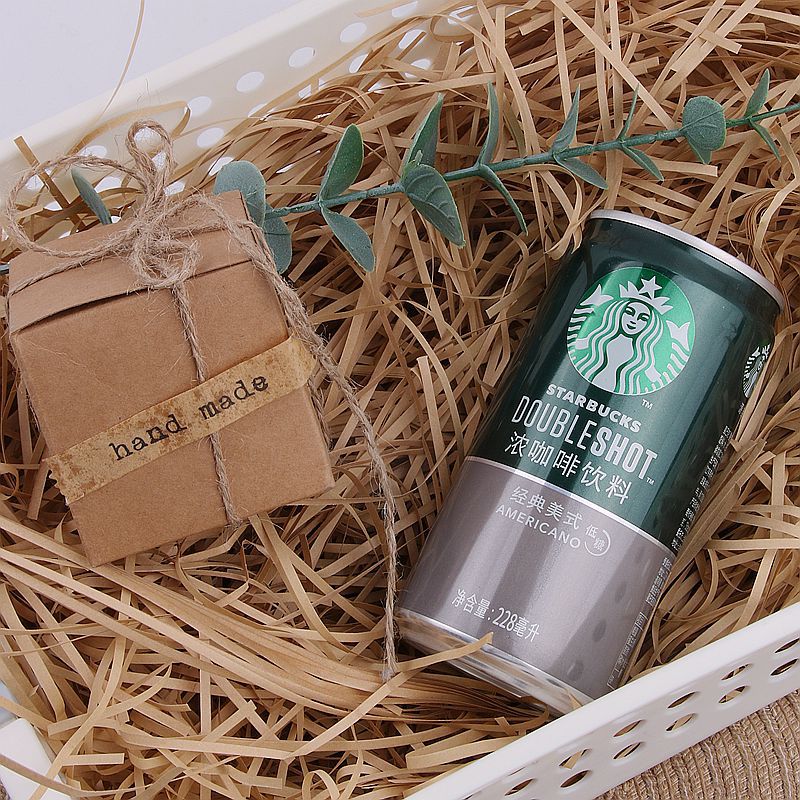 Fábrica al por mayor plisado rafia papel de seda caja de dulces fruta mano caja de regalo caja de embalaje papel de relleno decorativo