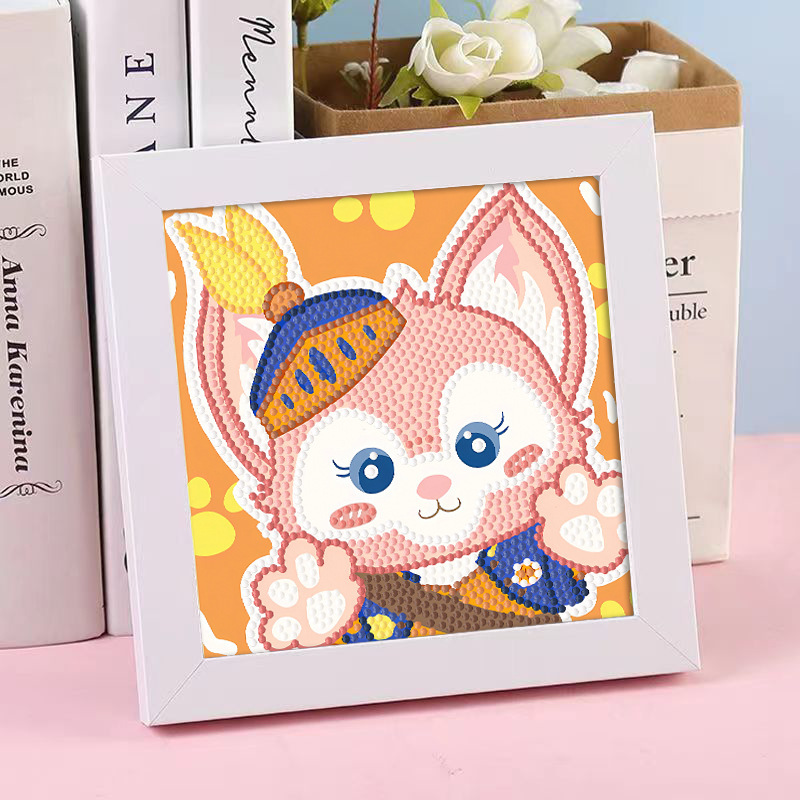 Diamante infantil DIY hecha a mano con material de marco paquete de dibujos animados Sanliou pegatinas de diamante regalo al por mayor pinturas de mampostería