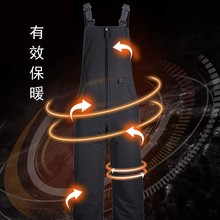 亚马逊爆款户外滑雪服背带裤 现货同款防水防风保暖加厚滑雪裤