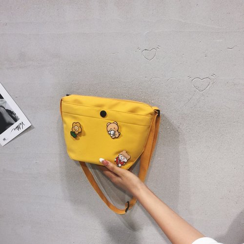 Crossbody bag wholesale fashion canvas small bag women's cute trendy handbag girly style large capacity mobile phone bag