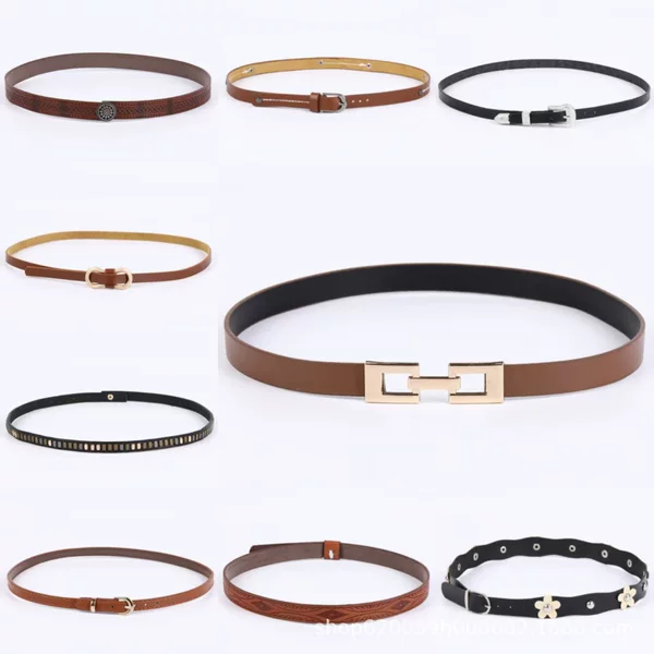 Cross-border Creative Hat Special Hat Ring Belt Jewelry Hat Belt Straw Hat Small Belt Decorative Belt European and American Literary Retro