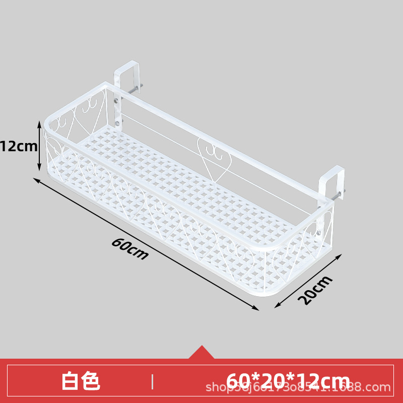 吊り下げフラワースタンド、バルコニーフラワースタンド、植木鉢プラントスタンド、多肉植物収納ラック、窓枠手すり、鉄製ガードレールハンガー