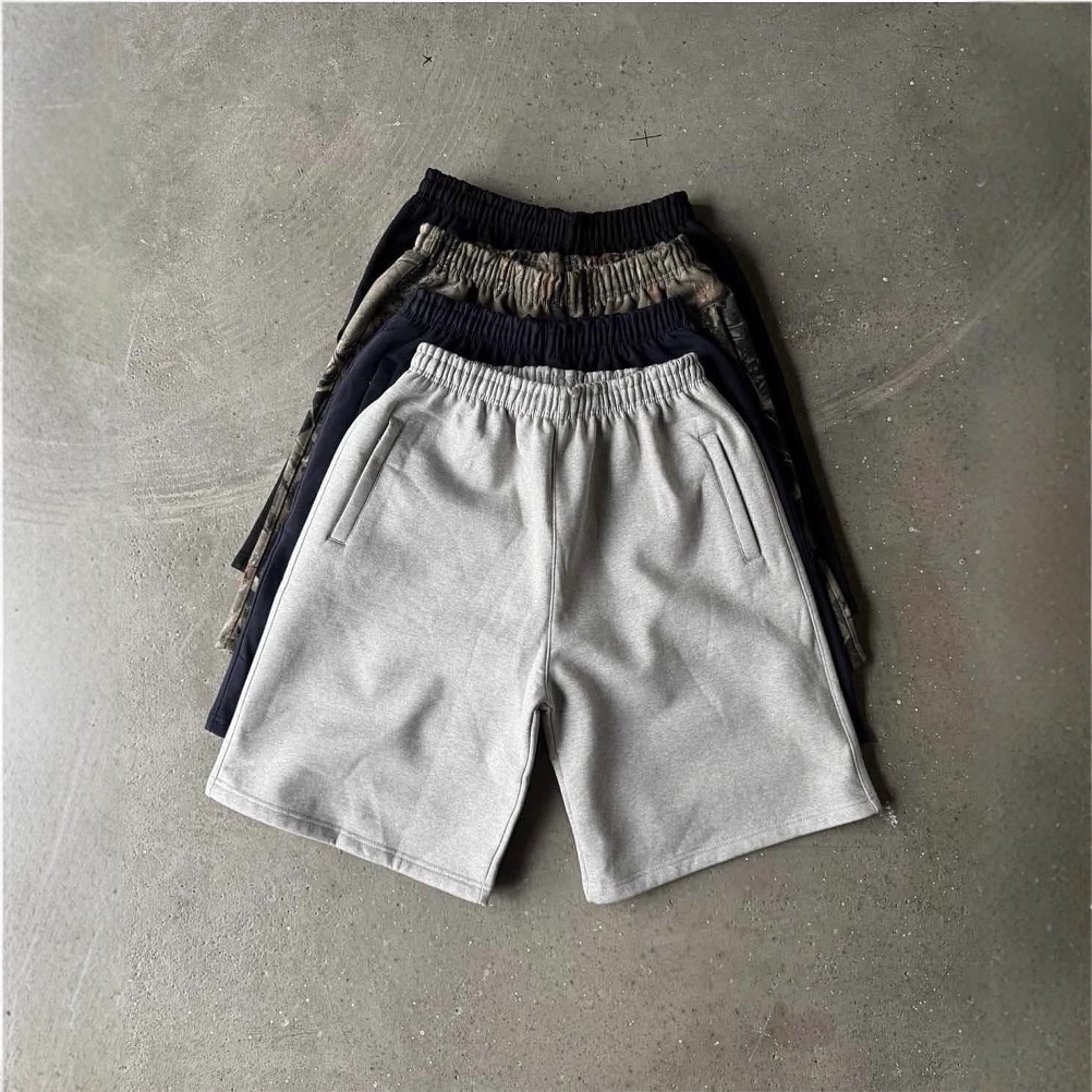 American Retro Europa y Estados Unidos Calle transfronteriza hip-hop verano bordado pantalones cortos sueltos casuales de moda pantalones cortos hombres