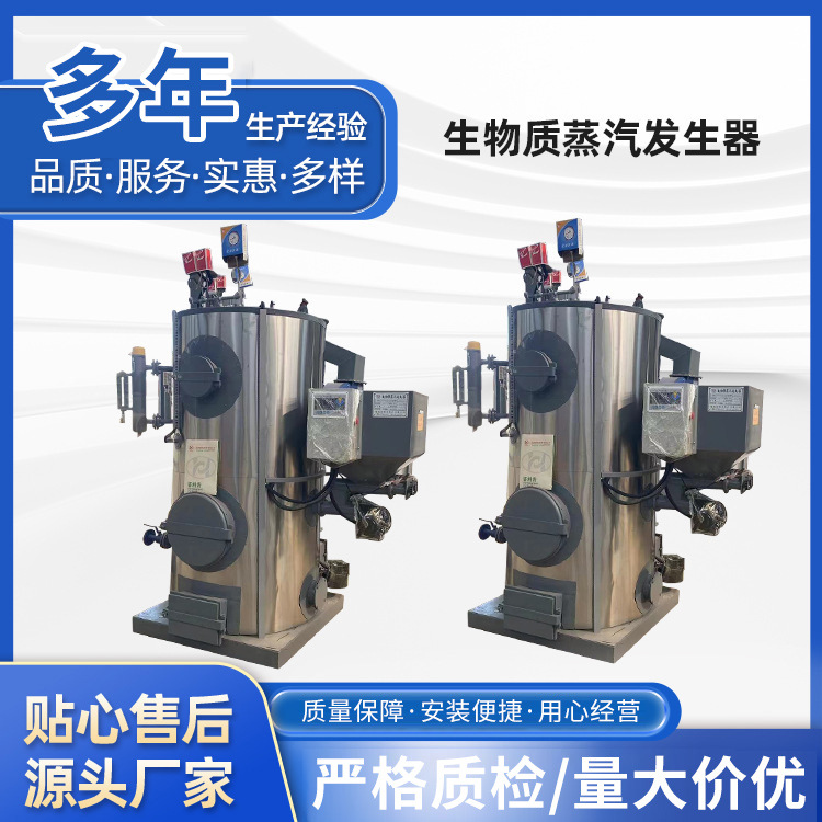 立式快速产汽0.3-2吨生物质蒸汽500公斤生物质颗粒蒸汽发生机锅炉