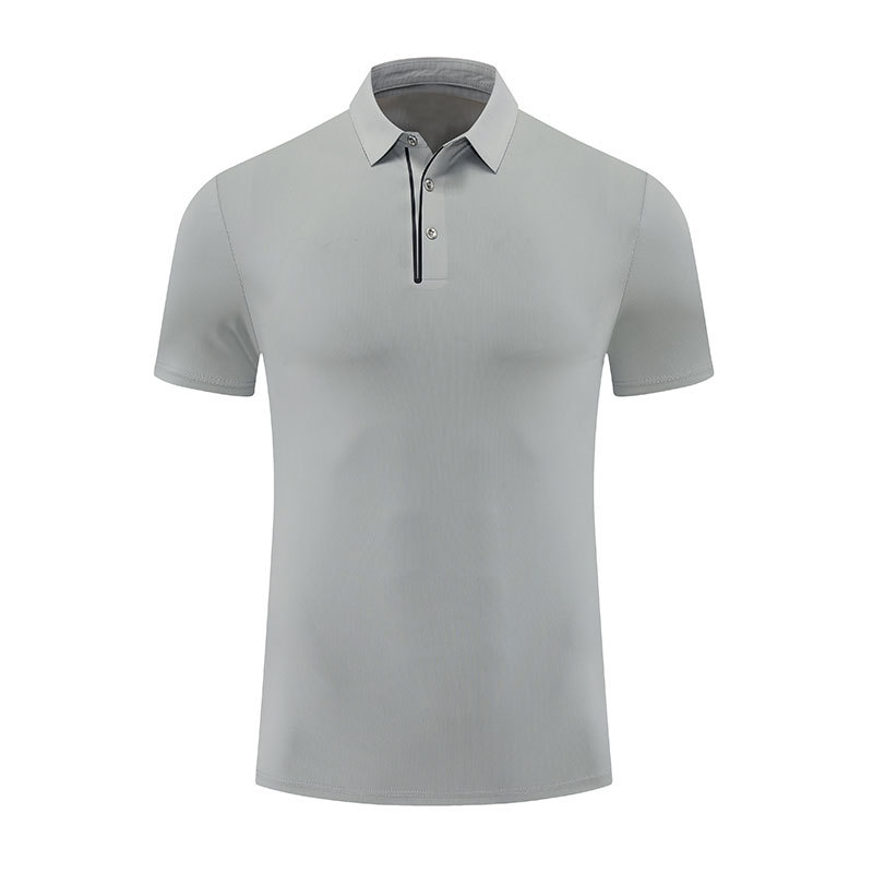 Protector solar, color sólido, top de secado rápido, camiseta deportiva de manga corta para hombre, ropa de fitness de golf, ropa de trabajo al aire libre, solapa, camisa POLO