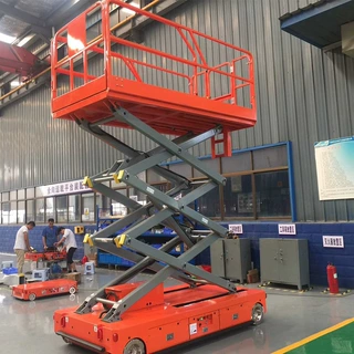 厂家定制全自行剪叉式升降平台 可移动麦克纳姆轮高空作业平台