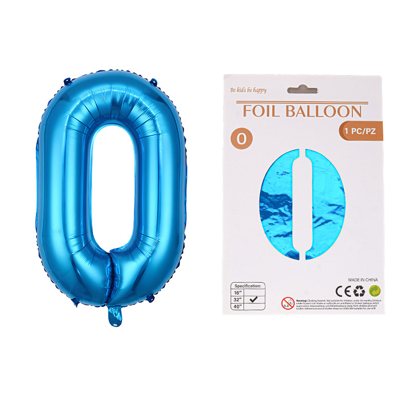 Globo de película de aluminio digital de 32 pulgadas, tarjeta de papel, tapa dura, paquete individual, cuerpo delgado, fiesta digital, globo decorativo flotante