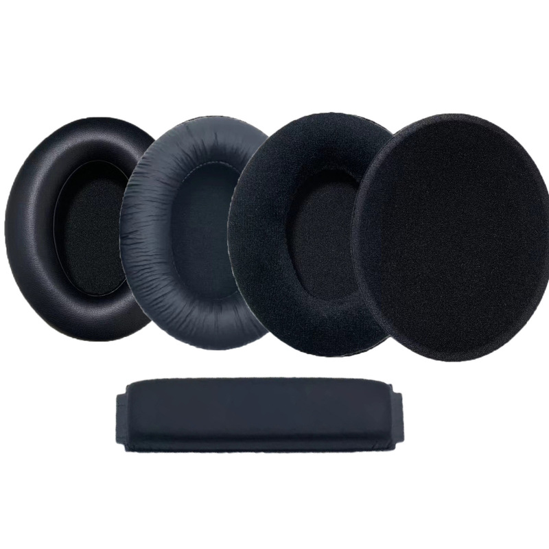 Suitable for Sennheiser Hd201S Hd206 Hd180 Headphone Cover Sponge Protective Cover Leather Cover Ear Pads