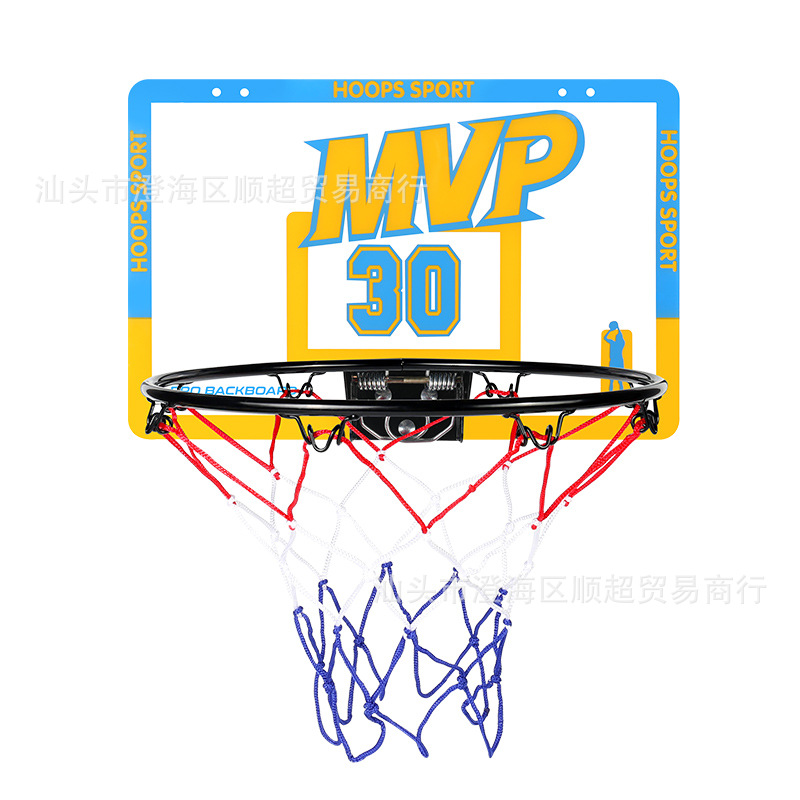 Venta caliente transfronteriza para niños, tablero de baloncesto plegable transparente sin perforaciones, tablero de baloncesto interior de juguete para bebés