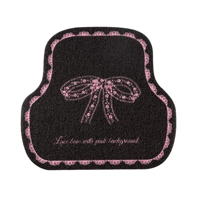 Universal Foot Pad — mats, anti-dirt floor mats, universal - transparent-gauze-knotted-silk-loop-foot-pad-1black
