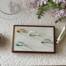 四喜木业木质首饰盘托盘胡桃木珠宝戒指陈列展示盘展示架首饰收纳