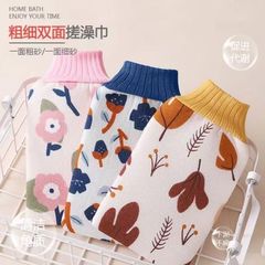 双面加厚成人洗澡巾男女通用粗细砂搓澡手套搓背搓澡神器家用沐浴