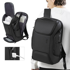 Bange新しいビジネスバックパックリュックサック大容量防水usbパソコン学生カバンバックパック