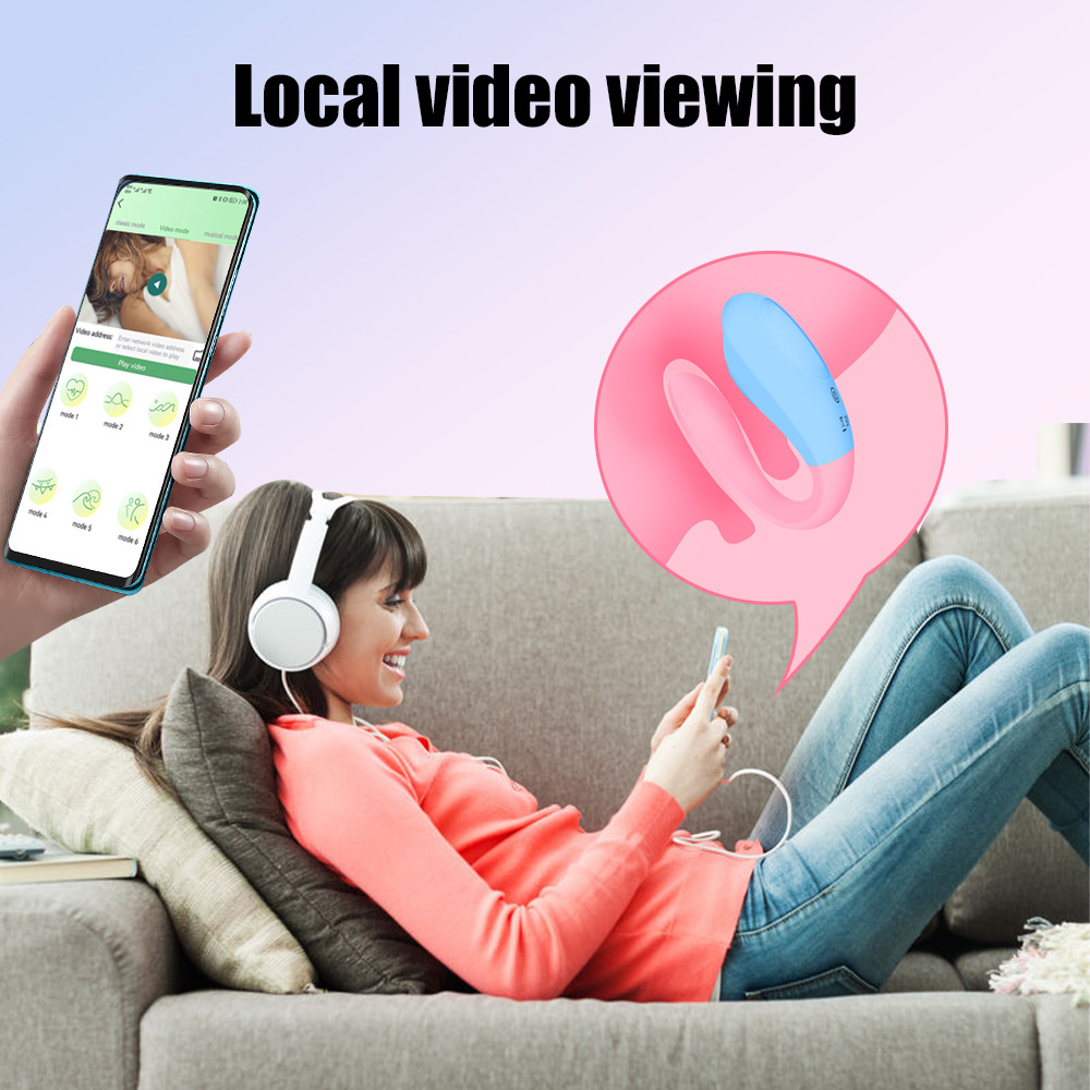 Wibrowator sterowany aplikacją z pilotem dla kobiet_voghion.com