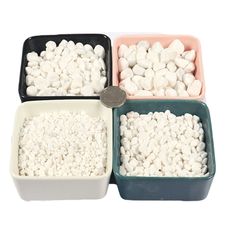 Натуральные белые камни для мощения двора, галька из белого камня, мелкие белые камни для ландшафтного дизайна балкона, гравий для ландшафта.