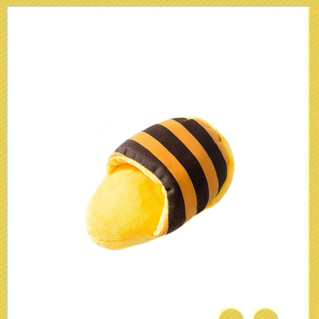 Plush sound slippers