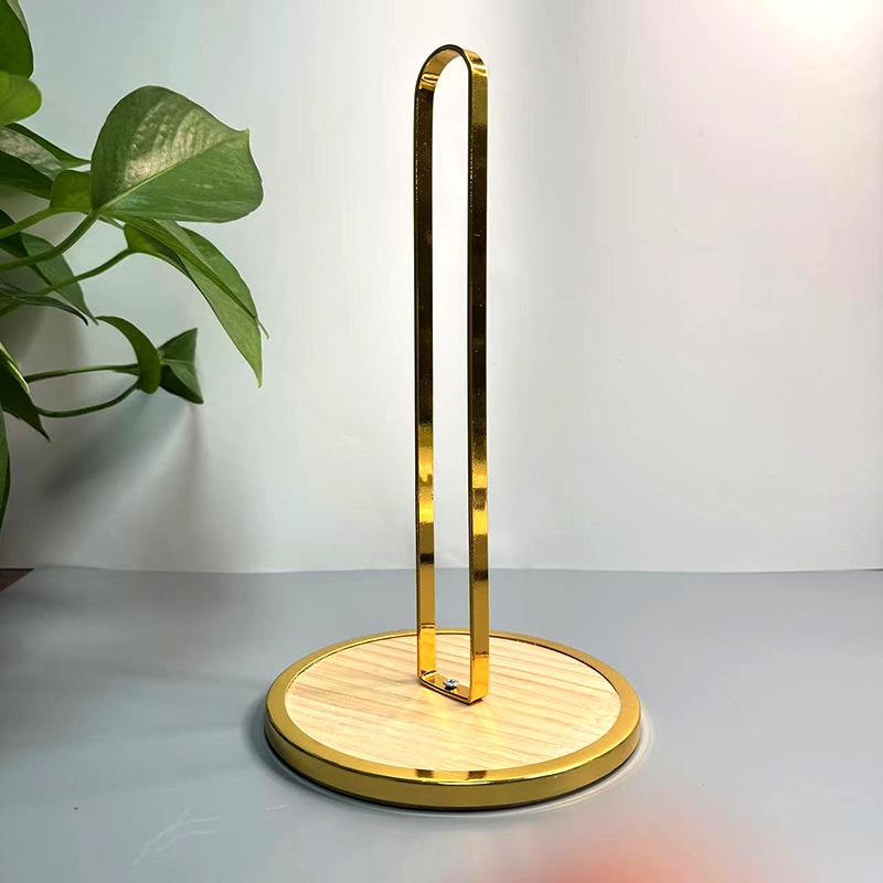 대나무 세로형 종이 타월 홀더(골드)