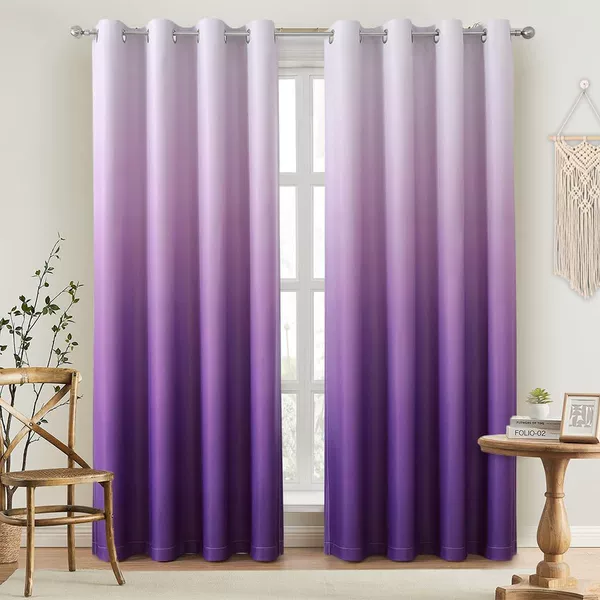 Purple and white