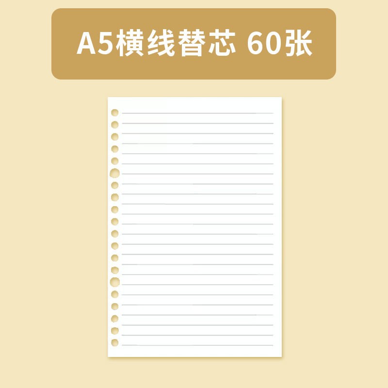 A5 inner core (upgraded thickened paper)