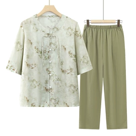 中老年休闲套装;中老年衬衫;中老年休闲裤