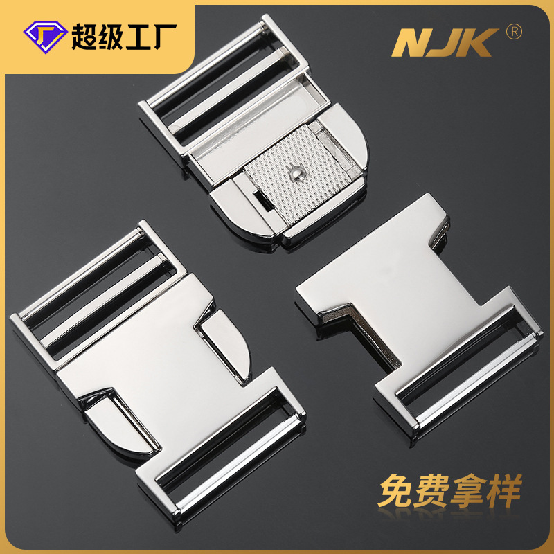 Metal luggage hardware buckle zinc alloy schoolbag 32mm webbing adjustment pet stroller socket buckle manufacturers Metal luggage hardware buckle zinc alloy schoolbag 32mm webbing adjustment pet stroller socket buckle manufacturers