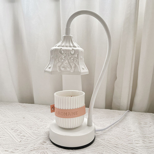 Bedside lamp for bedroom, fireless aromatherapy lamp, atmosphere melting wax lamp, candle table lamp, melting candle lamp, dimming timer, night light, table lamp