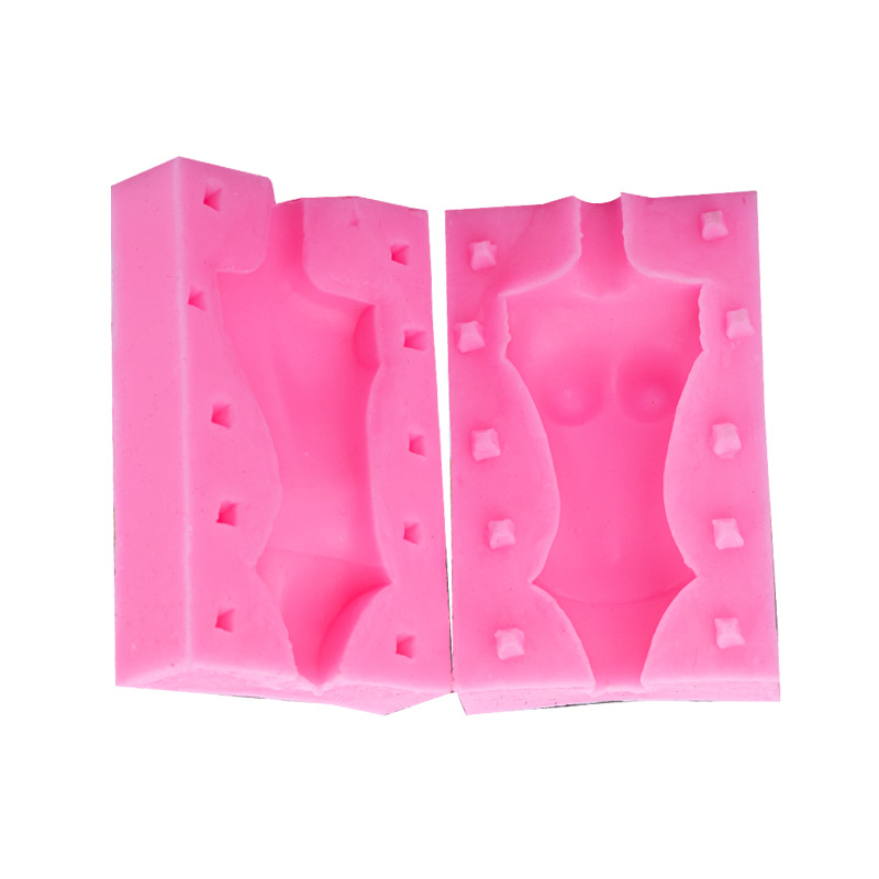 Cuerpo molde hecho a mano muñeca que hace la herramienta DIY arcilla Decoración Accesorios fondant haciendo