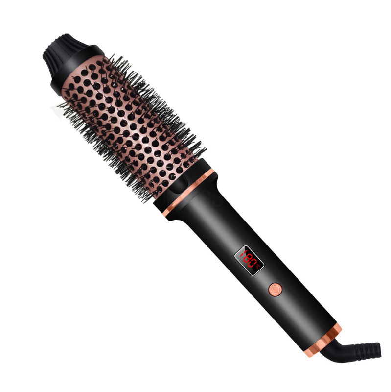 国境を越えた人気のヘアアイロン PTC 加熱恒温ローラーコームヘアアイロン電気加熱コームふわふわヘアアイロン OEM カスタマイズ|undefined