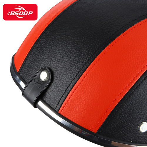 Wholesale summer breathable half helmet Harley baseball helmet men and women lightweight safety helmet electric car summer helmet duckbill hat sun protection
