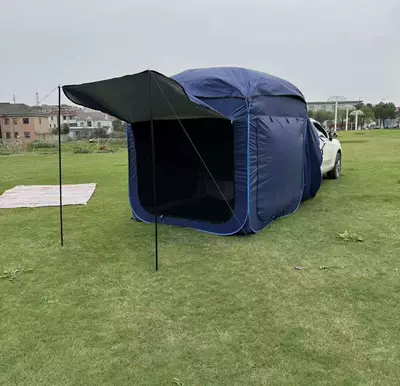 Trunk Car Tent, Car – Avtomobil dam çadırları - blue-3-5-people