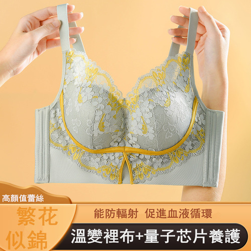 Beauty salon, national fashion, flourishing Japanese and Korean underwear, no steel ring, anti-sagging, secondary breasts, small breasts push-up bra