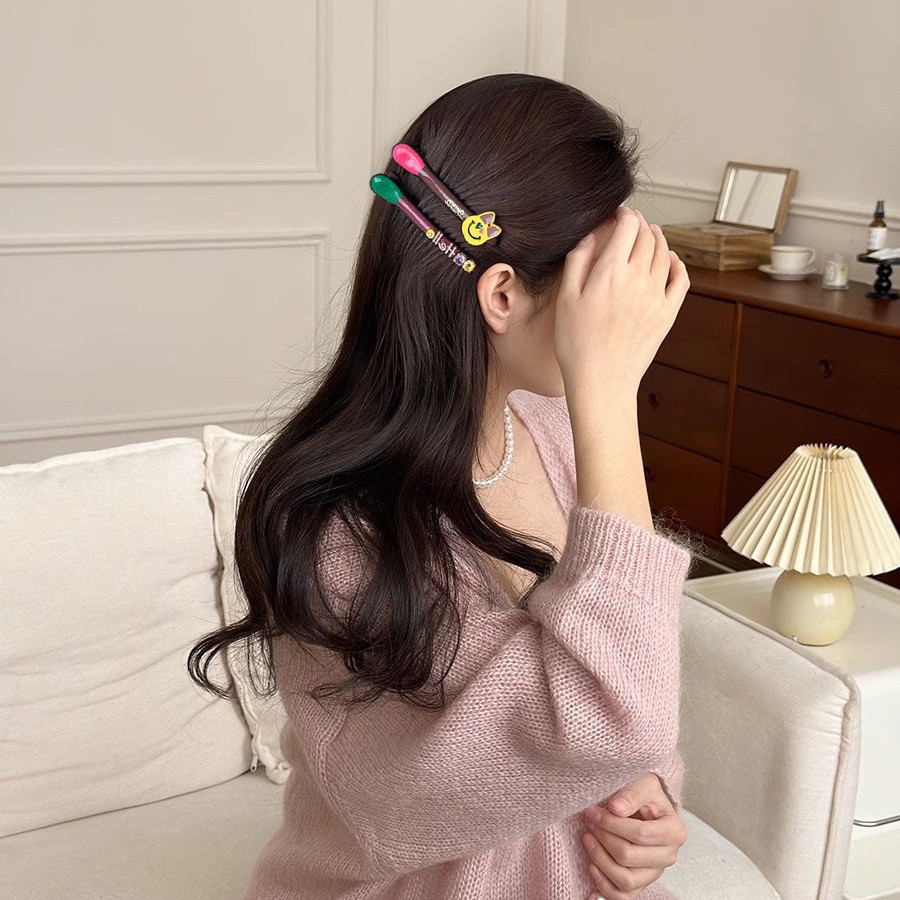 Coreano sin marcas clip para el cabello mujeres 2025 nuevo clip lateral de gama alta clip para el cabello frisa clip para el cabello pequeño clips de alta calidad