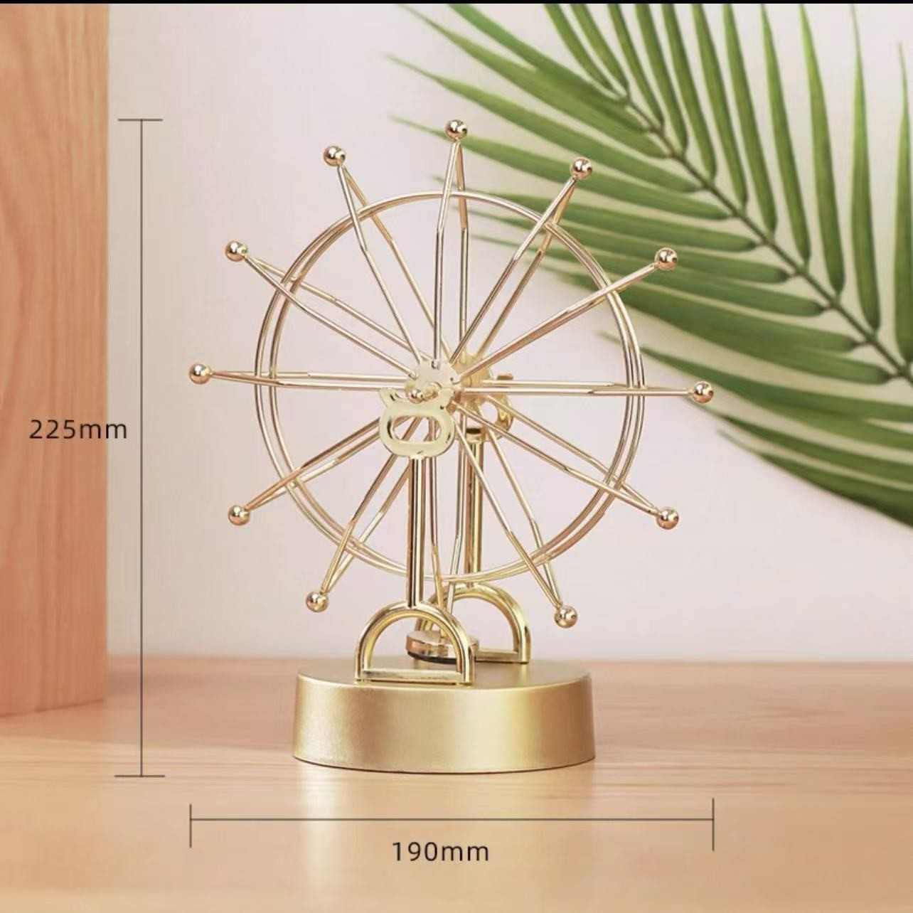 Máquina de movimiento permanente de adornos caóticos Newton balancea la pelota balancea el balanceo de la Oficina de escritorio y la decoración del hogar física