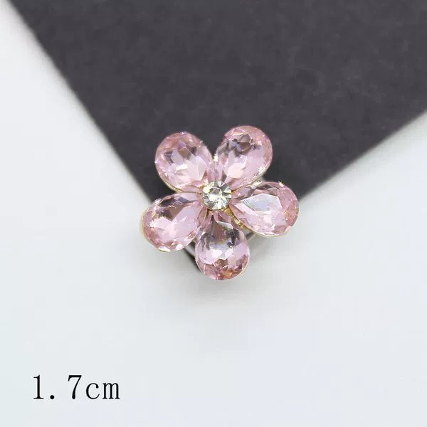 Mini crystal flower pink