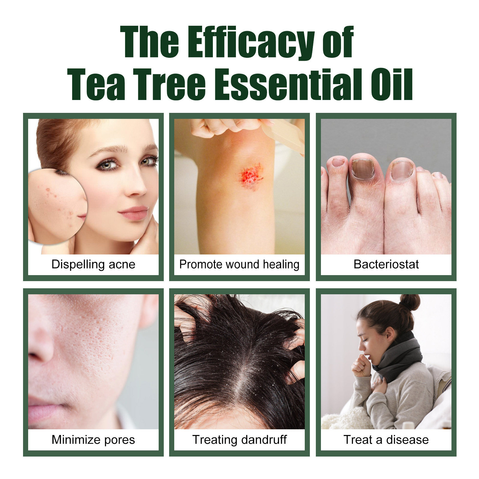 EELHOE Tea Tree Massage Essential Oil Repairing Hair Facial Moisturizing Skin essence_voghion.com