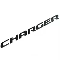 Подходит для 15-22 моделей Dodge CHARGER RT задних наклеек с черным логотипом модифицированных автомобильных наклеек