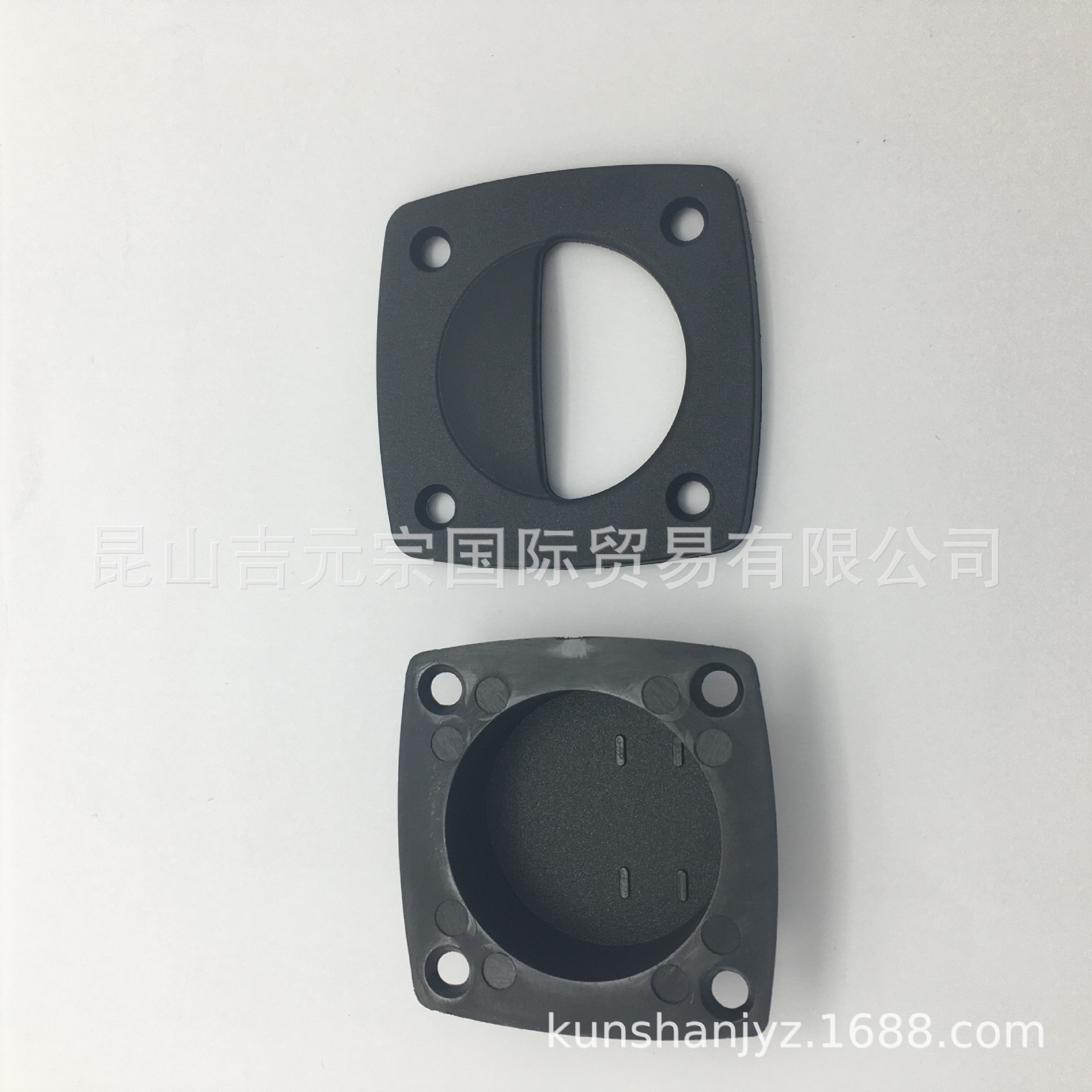 黑色尼龙拉手暗式抽屉拉手游艇船用房车家居五金配件