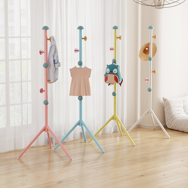 Cross-Border Floor-Standing Coat Rack Small Minimalist Home Living Room Entry Bedroom Internet Celebrity Clothes Hanger Vertical Clothes Hanger Wholesale
