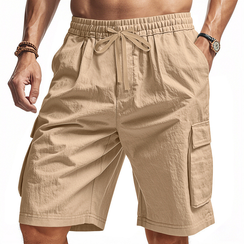 Transfronterizos Amazon Hot Sale American Outdoor Suelto Táctico Hombre Multi-bolsillo herramienta Casual Pantalones cortos de playa deportivos