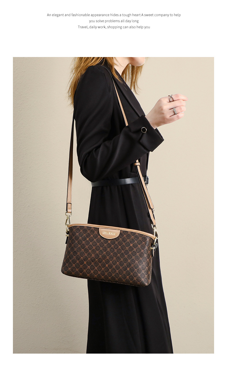 Fashionable Shell Shoulder Bag For Women Patterned Crossbody Bag_voghion.com