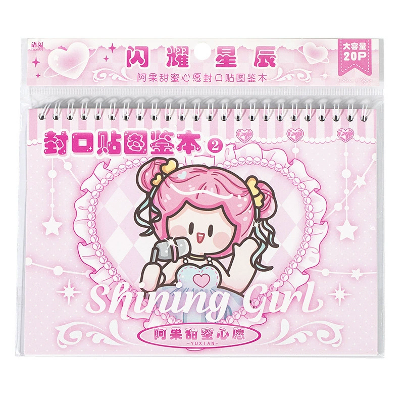Книжная серия Speaking A Guo Sweet Holding Pattern Books Кит-карикатура Основы DIY Руководство Закрывающая наклейка