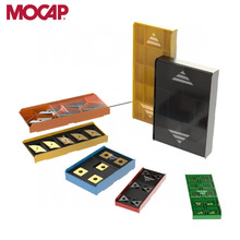 带泡棉硬质合金刀具包装盒 多色PP双开数控刀片盒子 刀粒盒