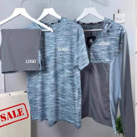 3件套套装短袖T恤空款休闲欧码尺寸{无质量问题不支持退货}