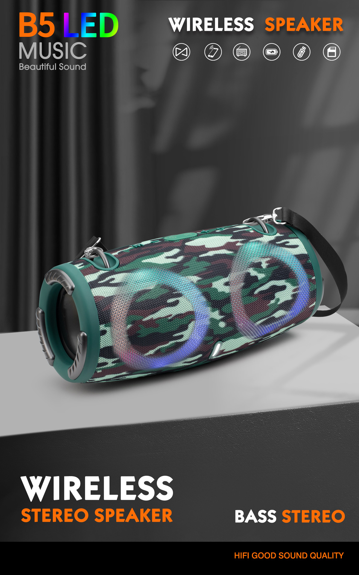 War Drum Bluetooth Speaker