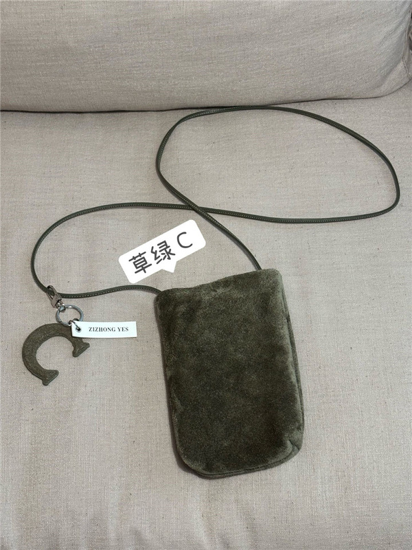 包包女2025早秋新款磨砂牛皮竖款手机包复古简约高级感单肩斜挎包|undefined
