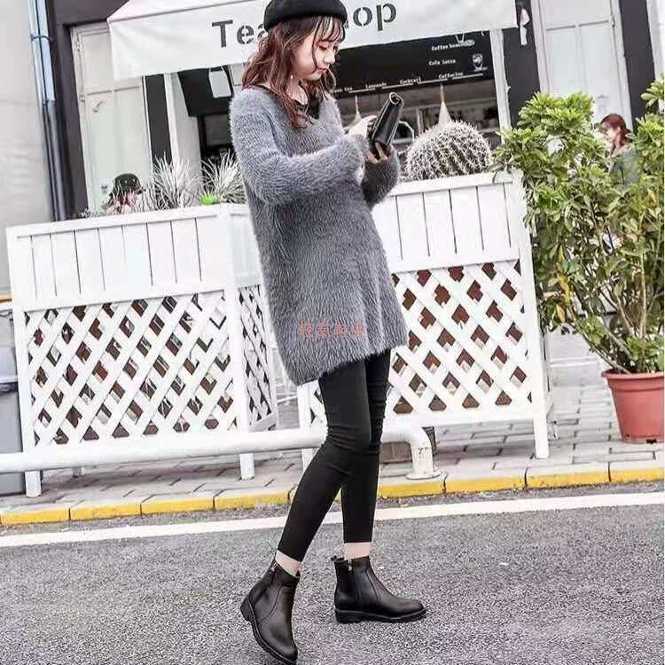 厂家直销靴子女2025年新款秋冬季马丁靴雪地平底春秋单靴瘦瘦女鞋|undefined