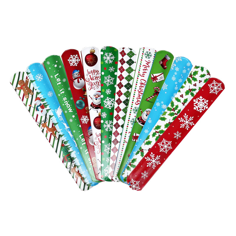 En stock de suministro Snap anillo de Navidad Snap anillo de la fiesta de los niños joyería de Navidad Snap anillo