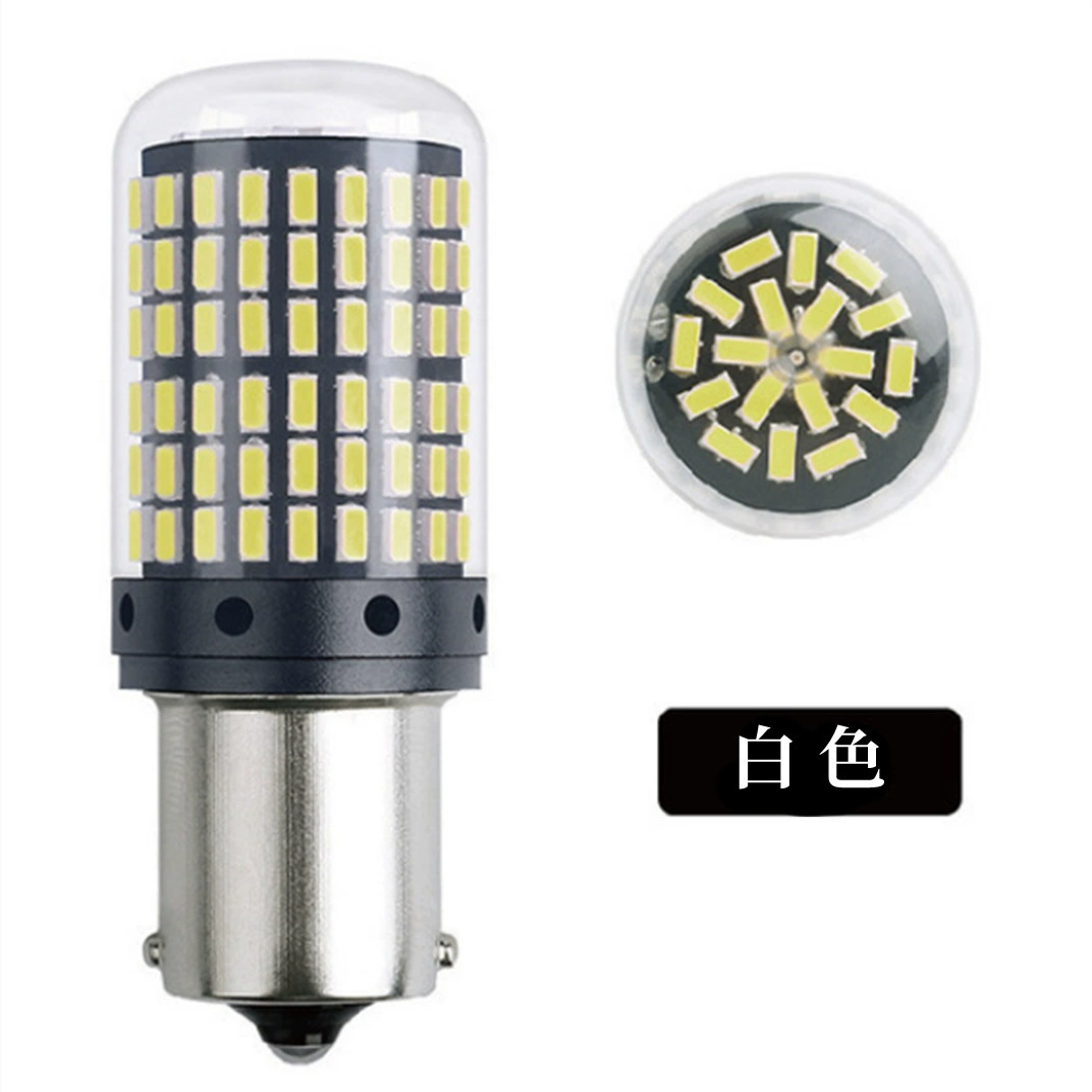 Авто светодиодная тормозная подсветка 1157 3014 144smd светодиодная лампа высокая яркость анти-частотный мигание 1156 rotor свет CAN BUS