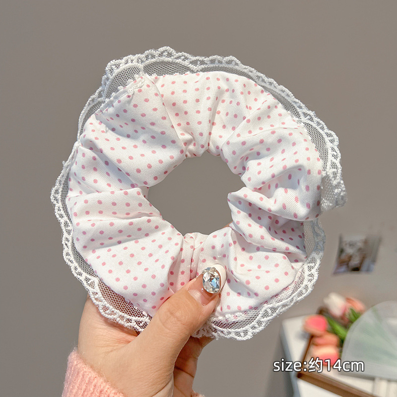 18#폴카 도트 핑크 대장 링